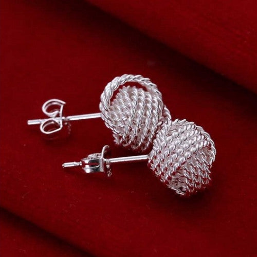 Fashion Tennis 925 Silver Earrings